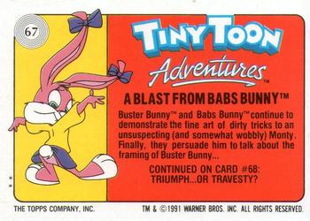 1991 Topps Tiny Toon Adventures #67 A Blast from Babs Back