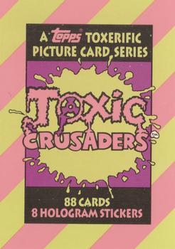 1991 Topps Toxic Crusaders #1 The Toxic Crusaders Front