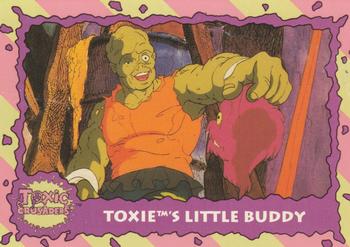 1991 Topps Toxic Crusaders #19 Toxie's Little Buddy Front