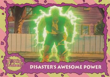 1991 Topps Toxic Crusaders #38 Disaster's Awesome Power Front