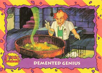 1991 Topps Toxic Crusaders #47 Demented Genius Front