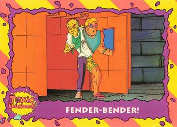 1991 Topps Toxic Crusaders #50 Fender-Bender! Front