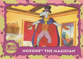 1991 Topps Toxic Crusaders #55 Nozone the Magician Front