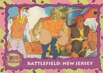 1991 Topps Toxic Crusaders #64 Battlefield: New Jersey Front