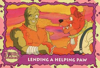 1991 Topps Toxic Crusaders #79 Lending a Helping Paw Front