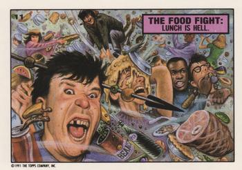 1991 Topps Toxic High School #11 The Food Fight Front
