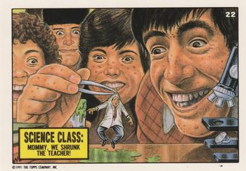1991 Topps Toxic High School #22 Science Class Front