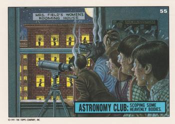 1991 Topps Toxic High School #55 Astronomy Club Front