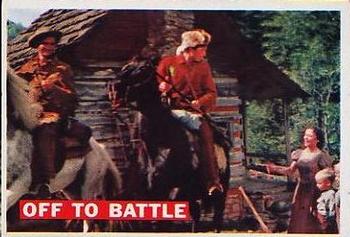 1956 Topps Davy Crockett Orange Back (R712-1) #3 Off to Battle Front