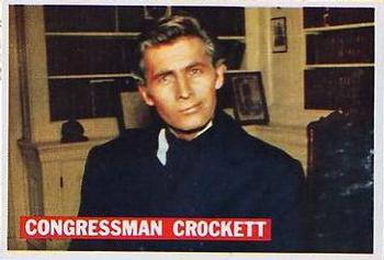 1956 Topps Davy Crockett Orange Back (R712-1) #43 Congressman Crockett Front