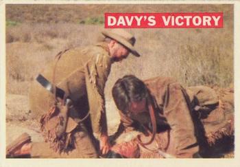1956 Topps Davy Crockett Orange Back (R712-1) #48 Davy's Victory Front