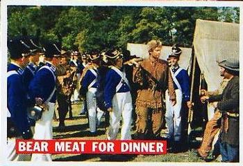 1956 Topps Davy Crockett Orange Back (R712-1) #5 Bear Meat for Dinner Front