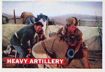 1956 Topps Davy Crockett Orange Back (R712-1) #68 Heavy Artillery Front