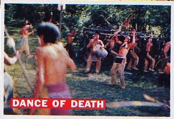 1956 Topps Davy Crockett Orange Back (R712-1) #9 Dance of Death Front