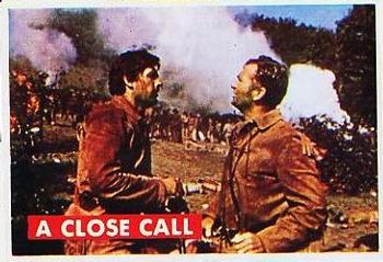 1956 Topps Davy Crockett Green Back (R712-1a) #22A A Close Call Front