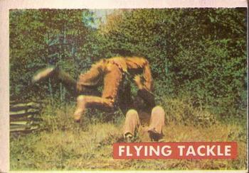 1956 Topps Davy Crockett Green Back (R712-1a) #37A Flying Tackle Front