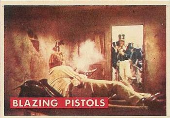 1956 Topps Davy Crockett Green Back (R712-1a) #78A Blazing Pistols Front