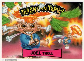 1992 Topps Trash Can Trolls #1a Joel Troll Front