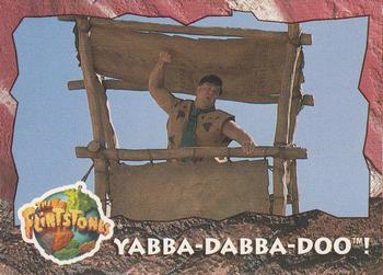 1993 Topps The Flintstones #13 Yabba-Dabba-Doo! Front