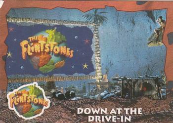 1993 Topps The Flintstones #15 Down at the Drive-In Front