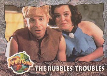 1993 Topps The Flintstones #23 The Rubbles' Troubles Front