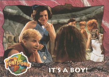 1993 Topps The Flintstones #24 It's a Boy! Front