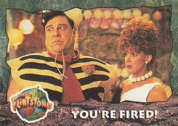 1993 Topps The Flintstones #40 You're Fired! Front