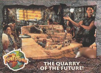 1993 Topps The Flintstones #43 The Quarry of the Future! Front