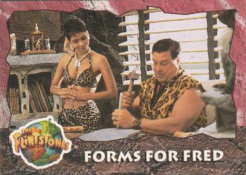1993 Topps The Flintstones #45 Forms for Fred Front