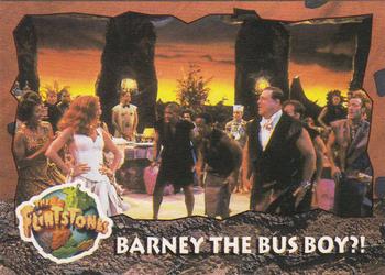 1993 Topps The Flintstones #56 Barney the Bus Boy?! Front