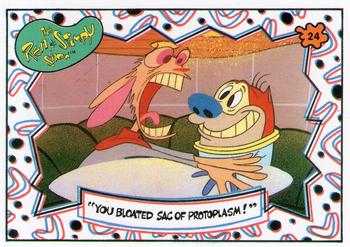 1993 Topps Nicktoons #24 You bloated sac of protoplasm! Front