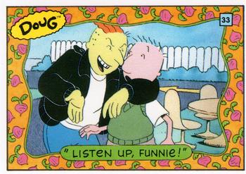1993 Topps Nicktoons #33 Listen up, Funnie Front