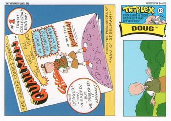 1993 Topps Nicktoons #50 Quailman Rules Back