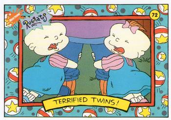 1993 Topps Nicktoons #72 Terrified Twins Front