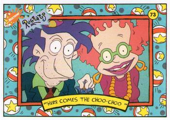 1993 Topps Nicktoons #73 Here comes the choo-choo Front