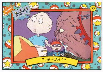 1993 Topps Nicktoons #77 Uh-Oh! Front