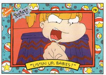 1993 Topps Nicktoons #78 Listen up, Babies! Front