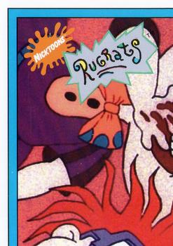 1993 Topps Nicktoons #84 Don't wear your food Back