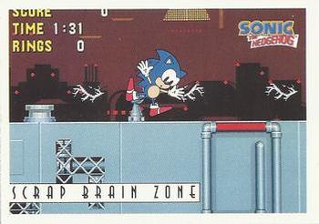 1993 Topps Sonic the Hedgehog #10 Ball Hog Front