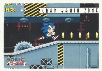 1993 Topps Sonic the Hedgehog #12 Roller Front