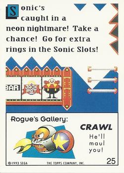 1993 Topps Sonic the Hedgehog #25 Crawl Back