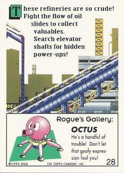 1993 Topps Sonic the Hedgehog #28 Octus Back