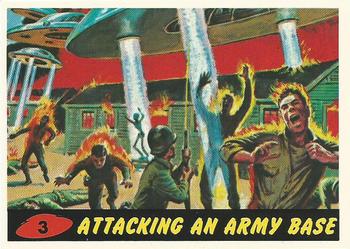 1994 Topps Mars Attacks #3 Attacking an Army Base Front