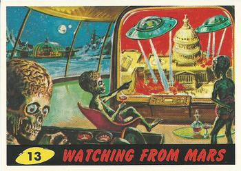 1994 Topps Mars Attacks #13 Watching from Mars Front