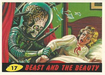 1994 Topps Mars Attacks #17 Beast and the Beauty Front