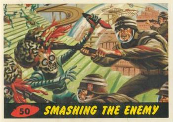 1994 Topps Mars Attacks #50 Smashing the Enemy Front