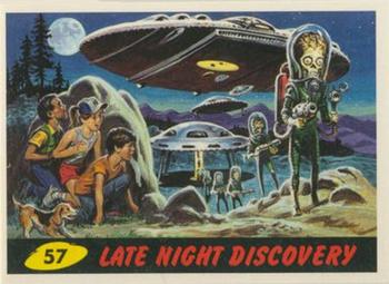 1994 Topps Mars Attacks #57 Late Night Discovery Front