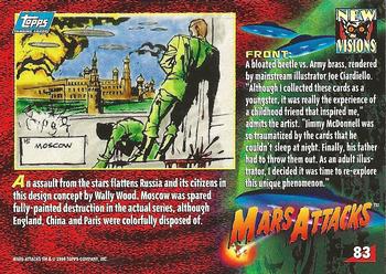 1994 Topps Mars Attacks #83 Bloated beetle / Moscow Back