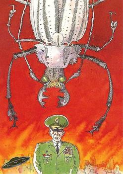 1994 Topps Mars Attacks #83 Bloated beetle / Moscow Front