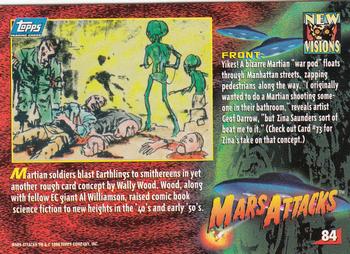 1994 Topps Mars Attacks #84 War pod / Earthlings to smithereens Back
